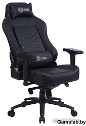 Кресло игровое Cactus CS-CHR-0112BL черный эко.кожа с подголов. крестов. сталь