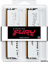 Память DDR5 2x16GB 5600MHz Kingston KF556C36BWEK2-32 Fury Beast White Expo RTL Gaming PC5-44800 CL36