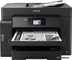 МФУ струйный Epson M15140 (C11CJ41404/ C11CJ41402) A3+ Duplex Net WiFi USB черный