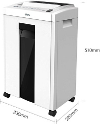 Шредер Deli ET051 белый (секр.P-4) фрагменты 10лист. 16лтр.