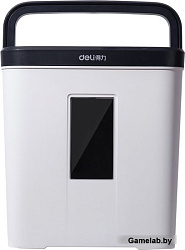 Шредер Deli E9939 белый (секр.P-4)/фрагменты/5лист./12лтр./скобы