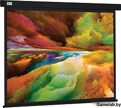 Экран Cactus 206x274см Wallscreen CS-PSW-206X274-BK 4:3 настенно-потолочный рулонный черный