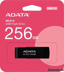 Флэш-накопитель 256GB UC310-256G-RBK BLACK\GR ADATA