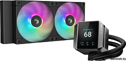 Система водяного охлаждения Deepcool Mystique 240 ARGB Soc-AM5/AM4/1151/1200/1700 черный 4-pin 36.49