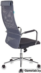 Кресло руководителя Бюрократ KB-9N/DG/TW-12 темно-серый TW-04 TW-12 сетка/ткань с подголов. крестови