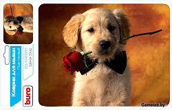 Коврик для мыши Buro BU-M40089 рисунок/щенок