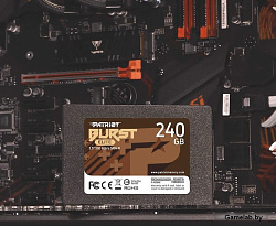 SSD жесткий диск SATA2.5" 240GB BURST PBE240GS25SSDR PATRIOT