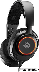 Наушники с микрофоном Steelseries Arctis Nova 3 черный 1.2м накладные оголовье (61631)