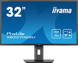 Монитор Iiyama 31.5" ProLite XB3270QSU-B1 черный IPS 16:9 HDMI M/M матовая HAS Piv 250cd 178гр/178гр