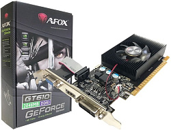 Видеокарта PCIE16 GT610 2GB DDR3 AF610-2048D3L7-V6 AFOX
