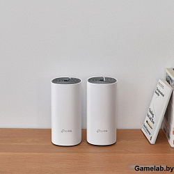 Бесшовный Mesh роутер TP-Link Deco E4 (DECO E4(2-PACK)) AC1200 10/100BASE-TX белый (упак.:2шт)