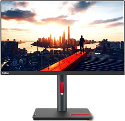 Монитор Lenovo 23.8" ThinkVision P24h-30 черный IPS LED 4ms 16:9 HDMI матовая HAS Piv 1000:1 300cd 1