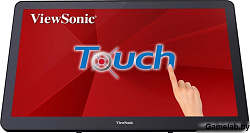 Viewsonic 23.6" TD2430 Touch VA LED, 1920x1080, 10ms, 250cd/m2, 50Mln:1, 178°/178°, VGA, HDMI, DP, U