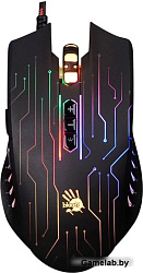 Мышь A4 Bloody Q82 черный/рисунок оптическая (3200dpi) USB игровая (8but)