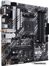 ASUS PRIME B550M-A WIFI II,  Socket AM4, B550, 4*DDR4, D-Sub+DVI+HDMI, SATA3 + RAID, Audio, Gb LAN, 