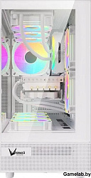 Корпус Formula Crystal Z8 FLOE белый без БП ATX 3x120mm 5x140mm 1xUSB2.0 1xUSB3.0 1xUSB3.1 audio bot