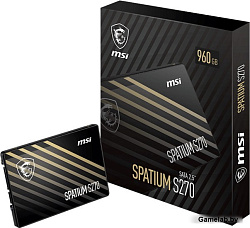 SSD жесткий диск SATA2.5" 960GB SPATIUM S270 960GB MSI