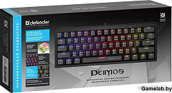 Клавиатура MECHANICAL DEIMOS GK-303 RU RGB 45303 DEFENDER