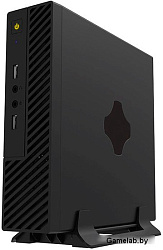 Slim Case Powerman ME100S-BK front fan 4cm, 120W adapter, Mini ITX, VESA