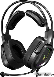 Наушники с микрофоном A4Tech Bloody G575P черный 2м мониторные оголовье (G575P 4PIN+USB/BLACK)