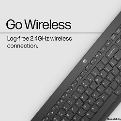 Keyboard HP 230 Wireless (Black) RUSS cons