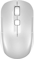 Мышь A4Tech Fstyler FB26CS Air2 серебристый/белый оптическая (2000dpi) silent беспроводная BT/Radio 