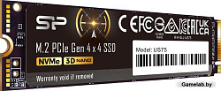 Накопитель SSD Silicon Power PCI-E 4.0 x4 2TB SP02KGBP44US7505 US75 M.2 2280