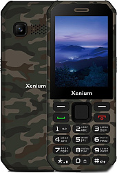 Мобильный телефон XENIUM X300 зеленый моноблок 1.77" 128x160 Nucleus 0.3Mpix GSM900/1800 MP3