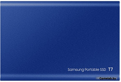 Портативный накопитель SSD Samsung T7 TOUCH  1TB, USB 3.2, голубой индиго