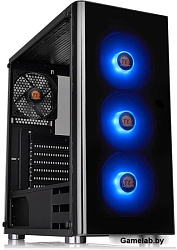 Thermaltake V200 TG RGB CA-1K8-00M1WN-01 Black/Win/SPCC/Tempered Glass*1/120mm RGB Fans*3 + 120mm St