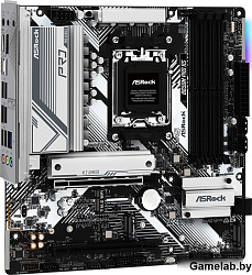 ASRock B650M PRO RS, Socket AM5, AMD B650, 4xDDR5-5200, HDMI+DP, 2xPCI-Ex16, 4xSATA3(RAID 0/1/10), 3