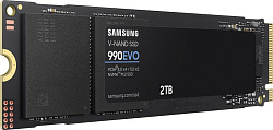Samsung M.2 2280 2TB Samsung 990 EVO MZ-V9E2T0BW NVMe 2.0, PCIe 4.0 x4, V-NAND TLC, R/W 5000/4200MB/