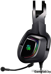 Наушники с микрофоном A4Tech Bloody G570 черный/серый 2м мониторные USB оголовье (G570 USB/ BLACK + 