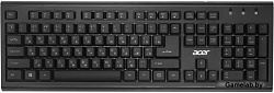 Клавиатура + мышь Acer OKR120 клав:черный мышь:черный USB беспроводная Multimedia