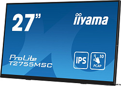 Монитор Iiyama 27" ProLite T2755MSC-B1 черный IPS LED 5ms 16:9 HDMI M/M матовая 1000:1 400cd 178гр/1