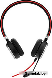 Наушники с микрофоном Jabra EVOLVE 40 MS черный накладные оголовье (6399-823-109)