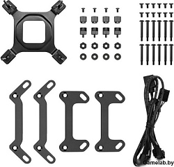 Система водяного охлаждения Deepcool Mystique 360 ARGB Soc-AM5/AM4/1151/1200/1700 черный 4-pin 36.49
