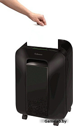 Шредер Fellowes PowerShred LX200 черный (секр.P-4)/перекрестный/12лист./22лтр./скрепки/скобы/пл.карт
