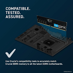 Crucial by Micron 8GB DDR5-5600 UDIMM (CT8G56C46U5) CL46 1.1V 1 Year Warrаnty