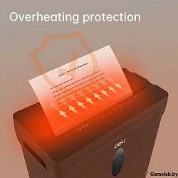 Шредер Deli ET014 черный с автоподачей (секр.P-4) фрагменты 5лист. 10лтр. пл.карты