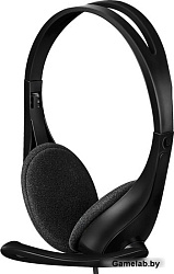Наушники с микрофоном A4Tech HU-9 черный 1.8м накладные USB оголовье (HU-9 (BLACK))