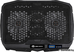 Подставка для ноутбука Digma D-NCP170-4 17"390x280x28мм 2xUSB 4x 70/125ммFAN 750г черный