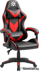 Игровое кресло XCOM BLACK/RED PU 64337 DEFENDER