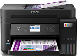 МФУ струйный Epson L6270 A4 Duplex Net WiFi USB RJ-45 черный