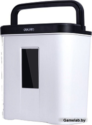 Шредер Deli E9939 белый (секр.P-4)/фрагменты/5лист./12лтр./скобы