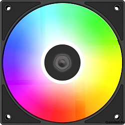 Вентилятор для корпуса ID-COOLING AS-120-ARGB-K (120mm, 2000rpm, 58.0 CFM, 27.2 дБ, PWM 4-pin, ARGB,