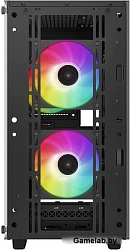 Корпус MiniTower Deepcool CC360 WH ARGB black (mATX, без БП, ARGB, USB3.0 Type-A+USB2.0 Type-A) (R-C