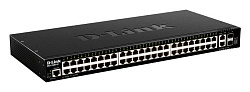 D-Link DGS-1520-52/A1A Управляемый L3 стекируемый коммутатор с 48 портами 10/100/1000Base-T, 2 порта