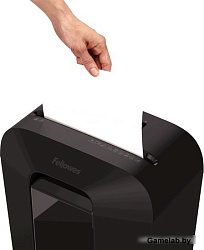 Шредер Fellowes PowerShred LX70 черный (секр.P-4)/перекрестный/11лист./18лтр./скрепки/скобы/пл.карты
