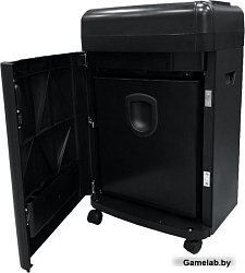 Шредер Office Kit S180 (0,8х1) черный (секр.P-7)/фрагменты/5лист./32лтр./пл.карты/CD